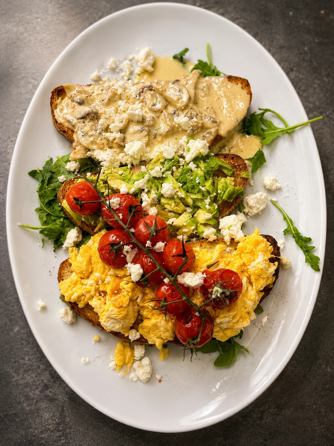 Breakfast and brunch dishes at Capri Woodkirk
